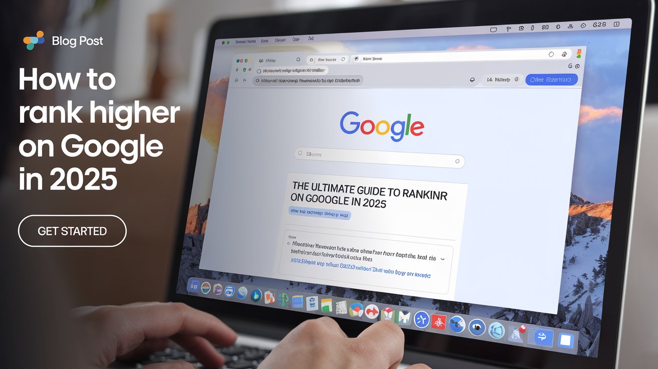 How to Rank Higher on Google in 2025 blog image