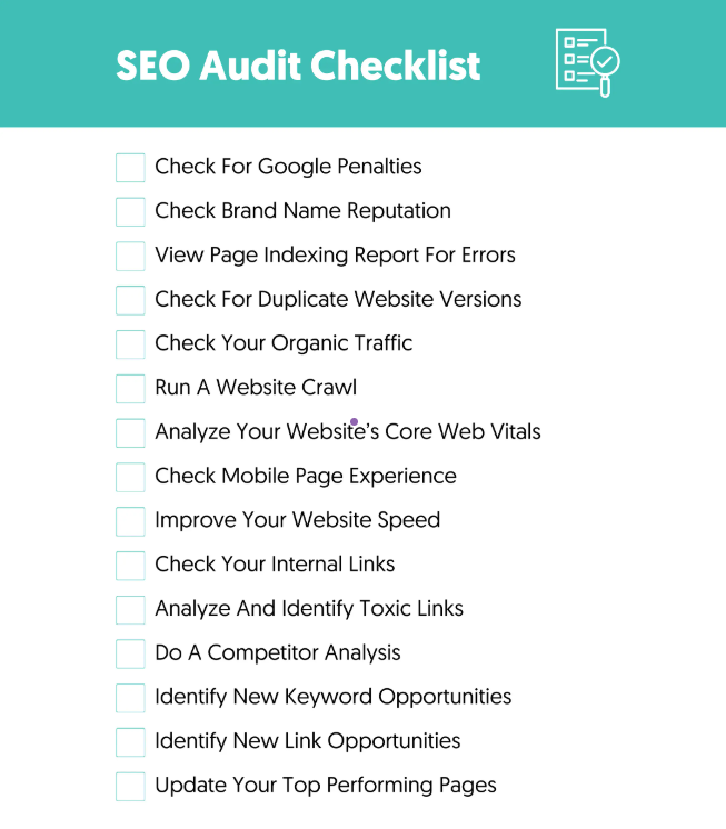 SEO Audit Checklist image