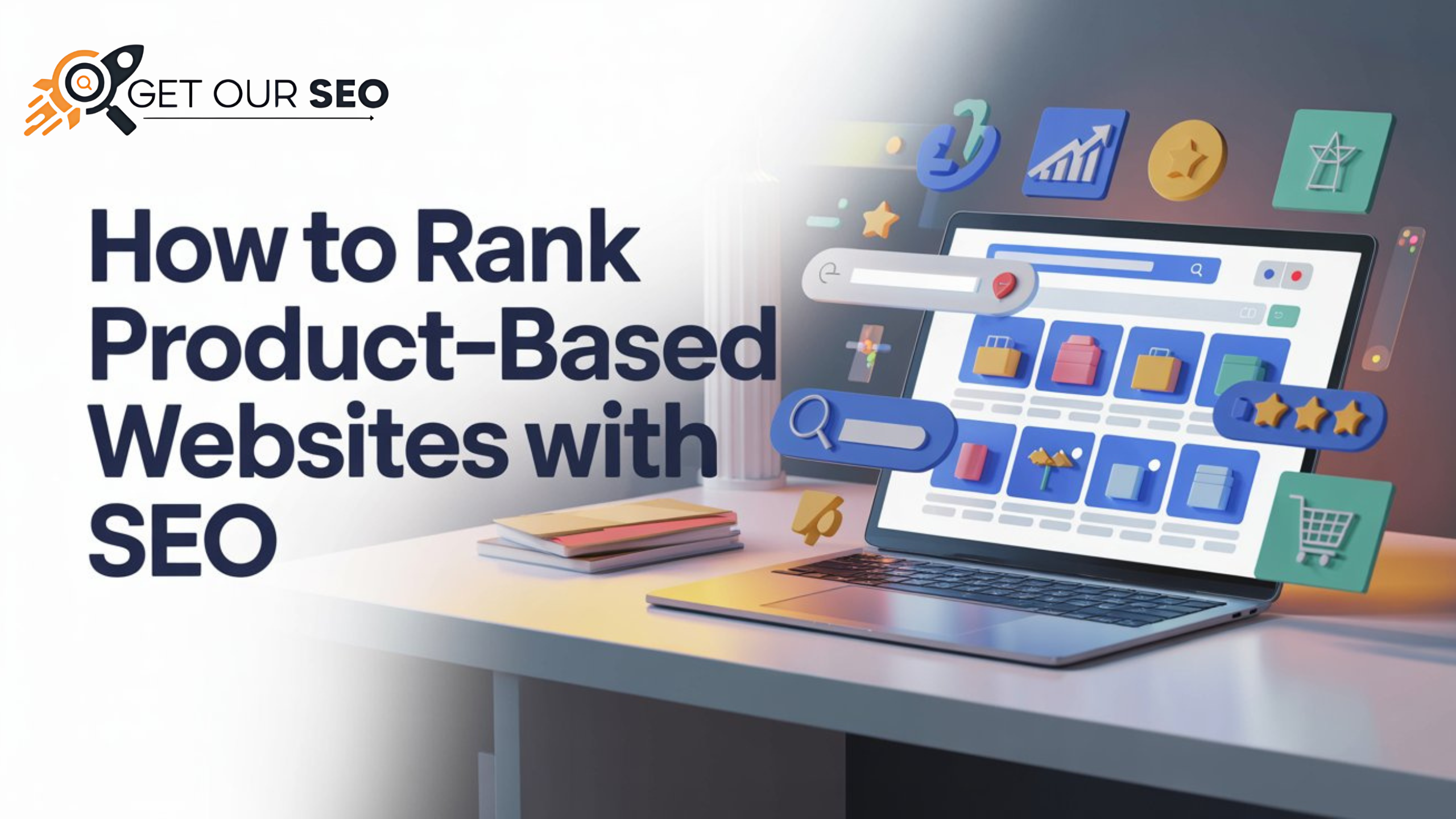 How to Rank Product-Based Websites with SEO - Strategic optimization guide visual